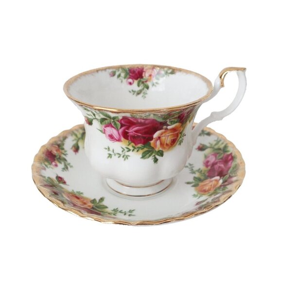 4 Royal Albert Teacup and Saucer Old Country Roses Vintage Tea Cup Set - Picture 2 of 6